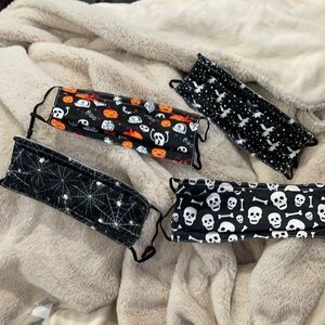 New set/4 Halloween face masks